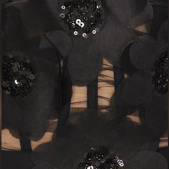 NWOT BRONX AND BANCO Rosalie Noir Gown in Black - Picture 4 of 16